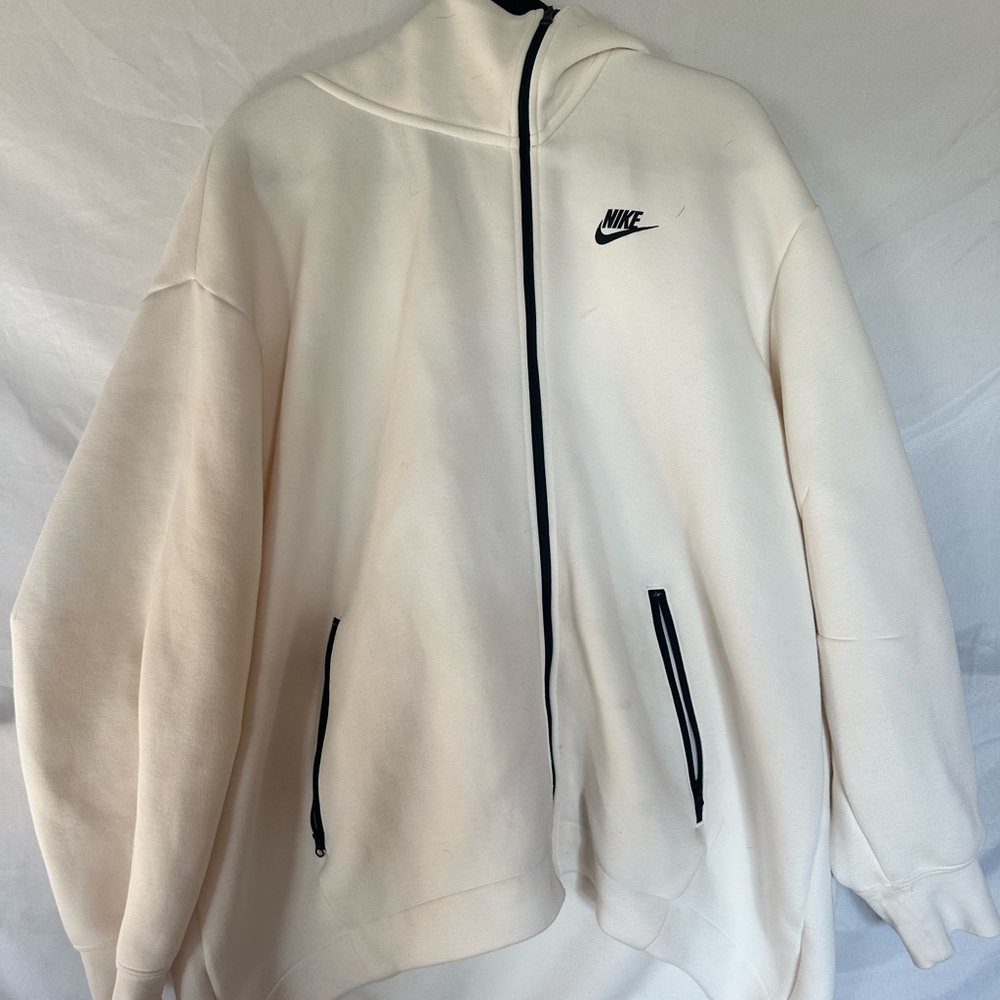 Nike Cream Full-Zip Hoodie